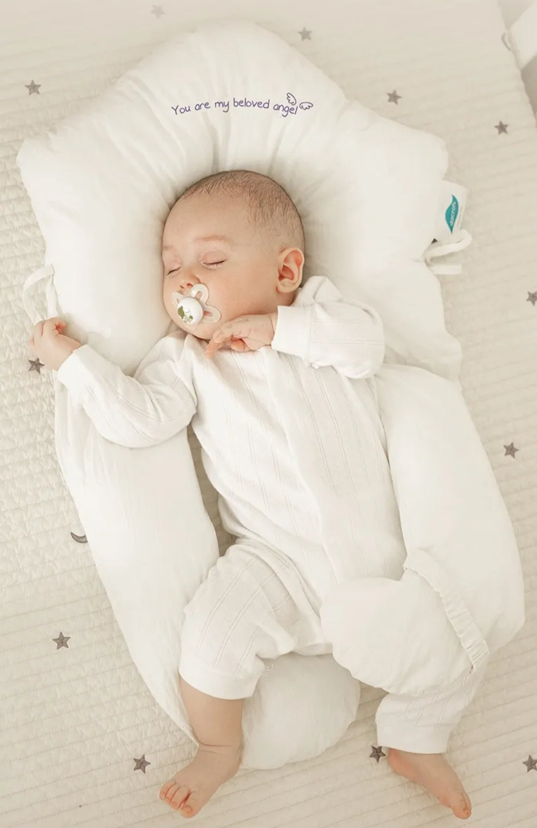 Baby & Mama Umarmungskissen – Endlich ruhig schlafen & Koliken lindern