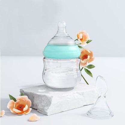 Baby Geschenkset- Elegante Glasflaschen