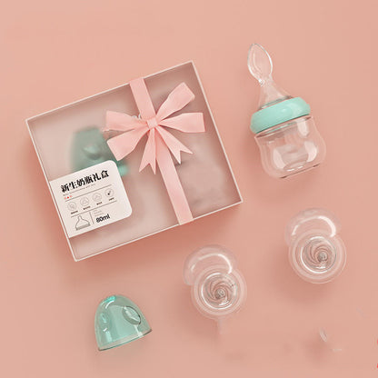 Baby Geschenkset- Elegante Glasflaschen