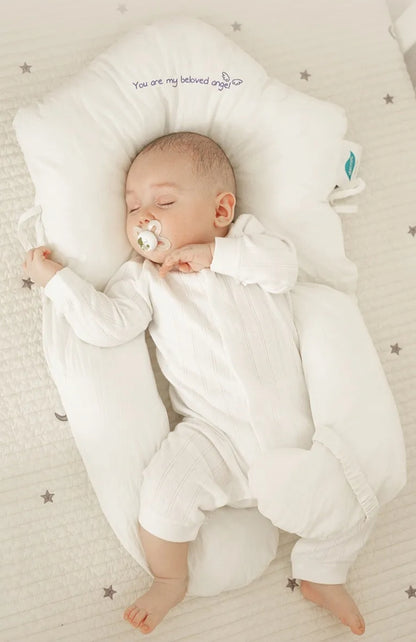 Baby & Mama Umarmungskissen – Endlich ruhig schlafen & Koliken lindern