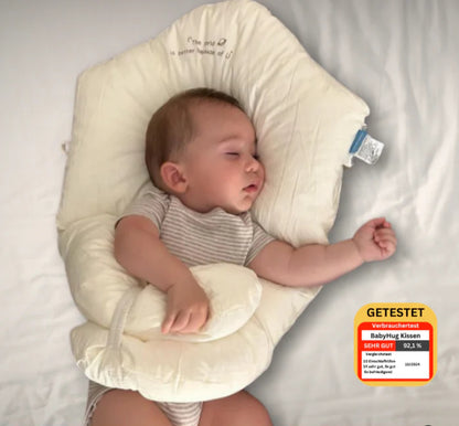 Baby & Mama Umarmungskissen – Endlich ruhig schlafen & Koliken lindern