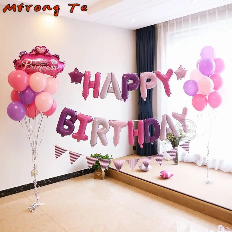 13-teiliges Happy Birthday Deko-Ballon-Set