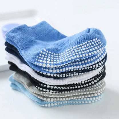 6 Paar Anti-Rutsch Baby, Kleinkind-Socken aus Baumwolle
