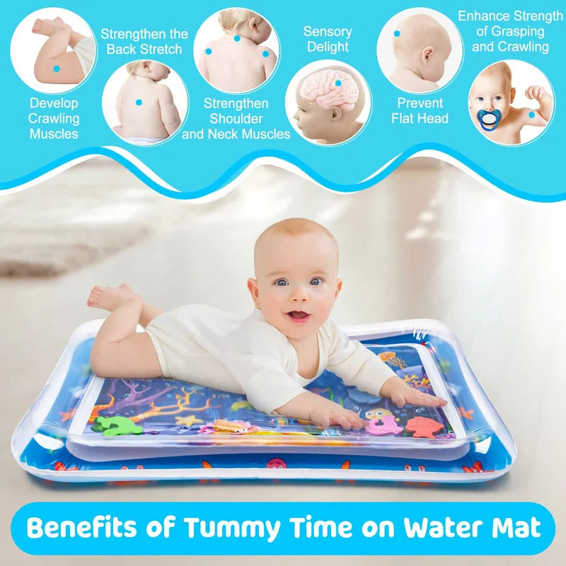 Aufblasbare Wasserspielmatte – Perfektes Bauchspielzeug für Babys