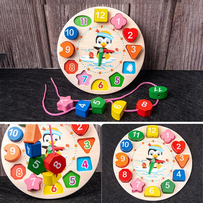 9-in-1 Montessori Holzspielzeug Set für Babys und Kleinkinder
