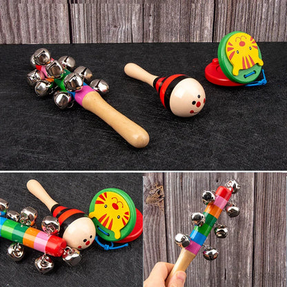 9-in-1 Montessori Holzspielzeug Set für Babys und Kleinkinder