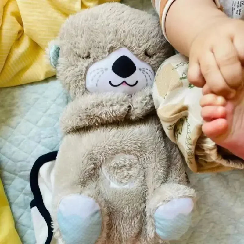 Kuschelige Otter mit Atembewegung und Musik