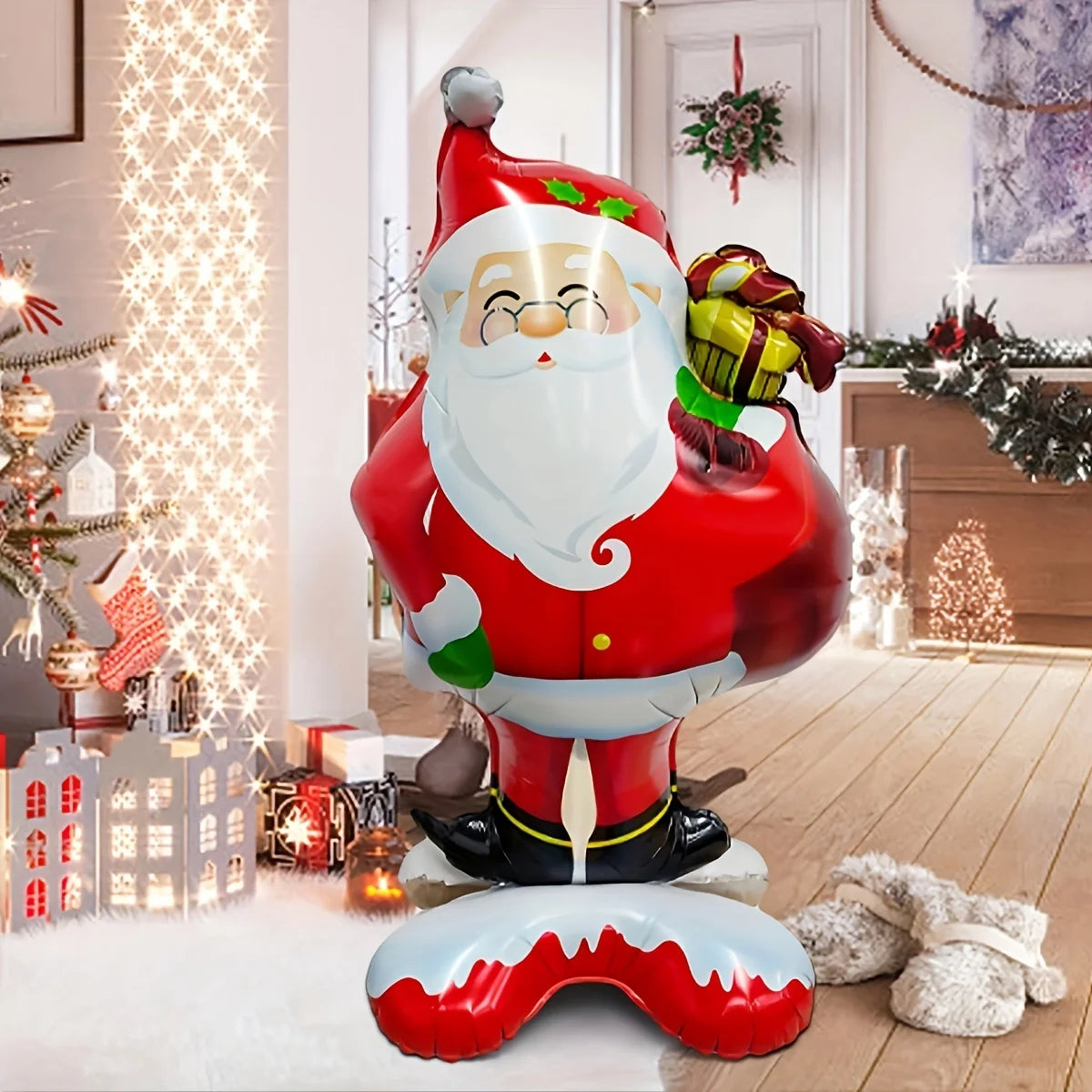 Stehender Weihnachtsmann Folienballon