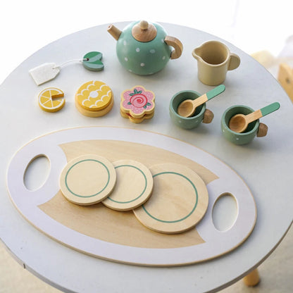 Holz Teeset Spielzeug – Rollenspiel & Lernspaß für Kinder