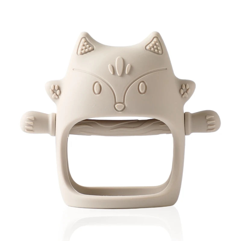 Baby Handschuh-Beißring aus Silikon