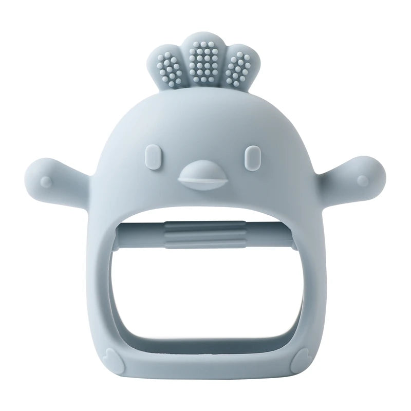 Baby Handschuh-Beißring aus Silikon