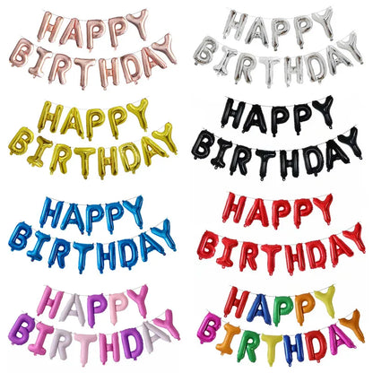 13-teiliges Happy Birthday Deko-Ballon-Set