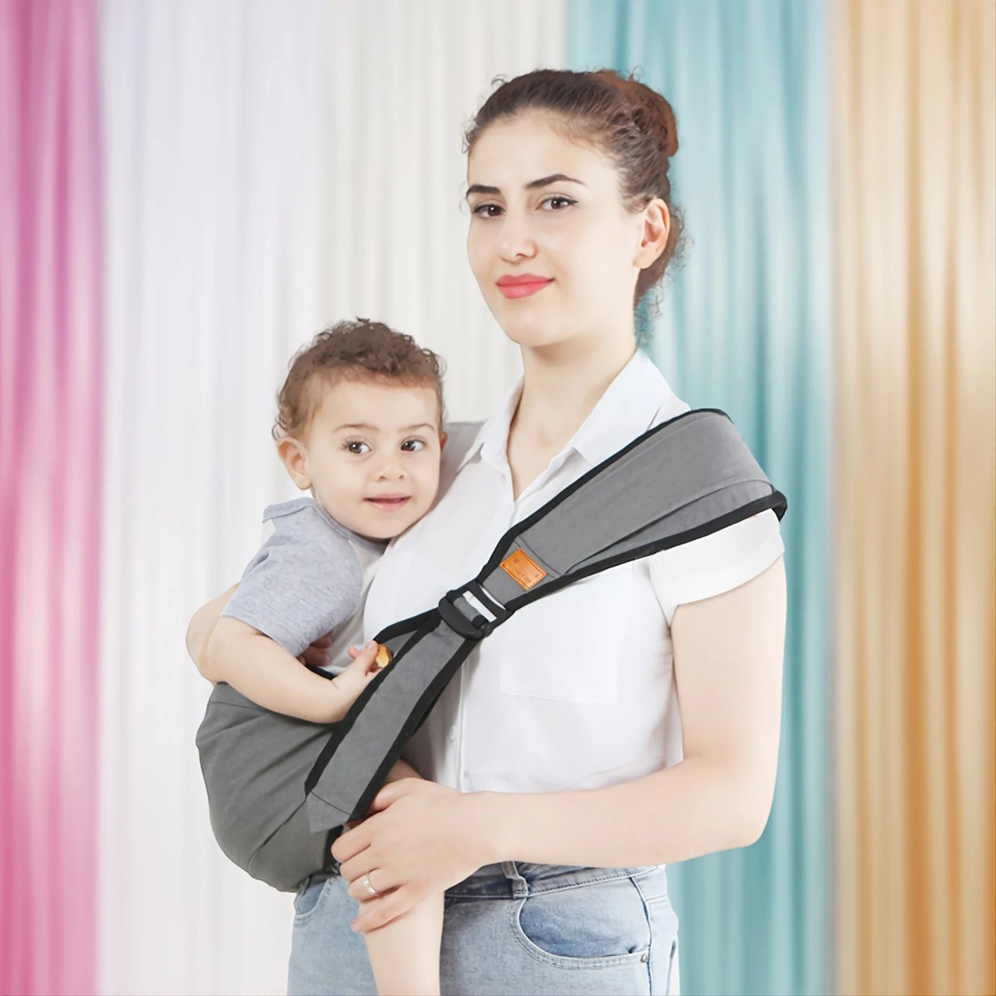 Four Seasons Universelle Baby-Tragetasche – Hüfthocker mit Riemen
